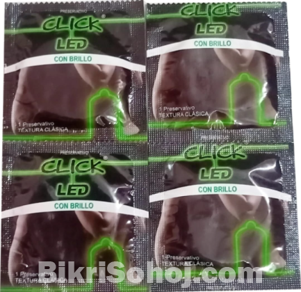 Click led Ultra thin premium condom for Men  10*1=10pcs Box